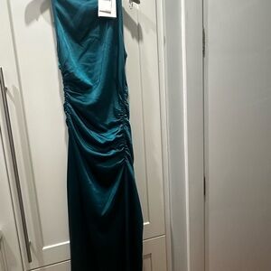 A.L.C. Inez Satin Halter Dress